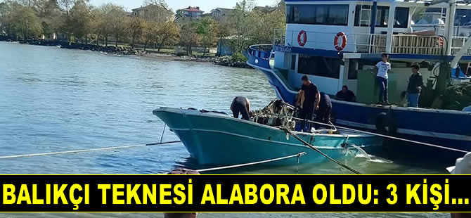 Akçakoca’da balıkçı teknesi alabora oldu: 3 kişi kurtarıldı...