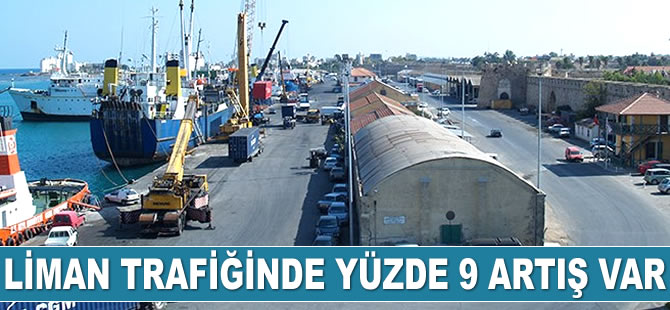 KKTC’de liman trafiğinde yüzde 9 artış