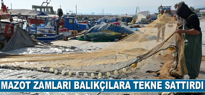Mazot zamları balıkçıları vurdu
