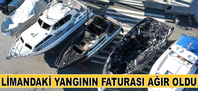 Almanya Kressbronn'da yat limanındaki yangının faturası ağır oldu