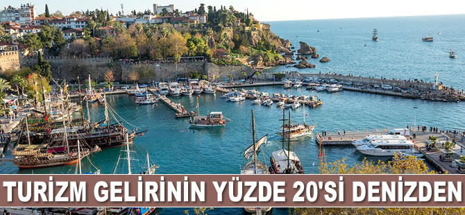 Antalya'da turizm gelirinin yüzde 20'si denizden kazanılıyor