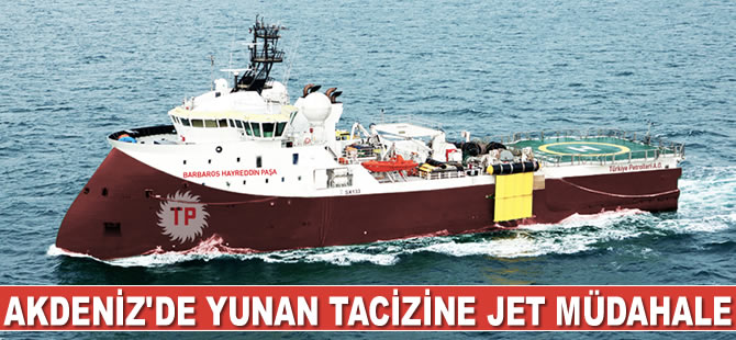 Barbaros Hayreddin Paşa Gemisi'ne Yunan fırkateyninden Akdeniz'de taciz!