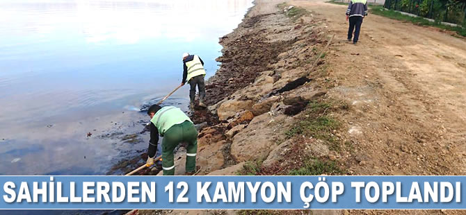 Kocaeli sahillerinin çöpü temizlendi