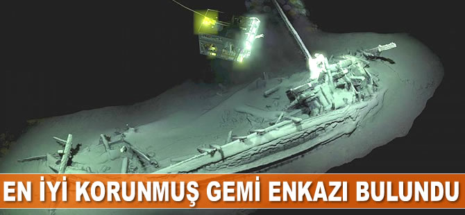 Karadeniz'de bugüne kadar dünyanın en iyi korunmuş gemi enkazı bulundu