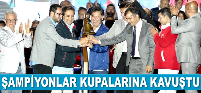 The Bodrum Cup'ta şampiyonlar kupalarına kavuştu
