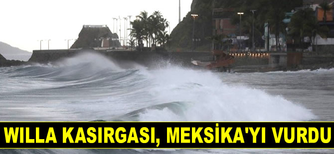 Willa Kasırgası, Meksika'yı vurdu