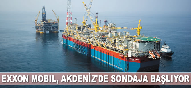 Exxon Mobil, Akdeniz’de sondaj çalışmalarına Kasım'da başlayacak