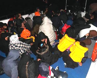 İzmir'de 45 kaçak göçmen yakalandı
