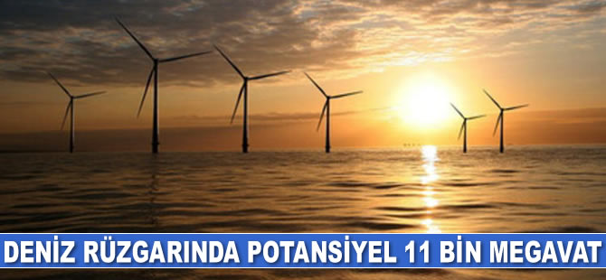 Deniz rüzgarında potansiyel 11 bin megavat