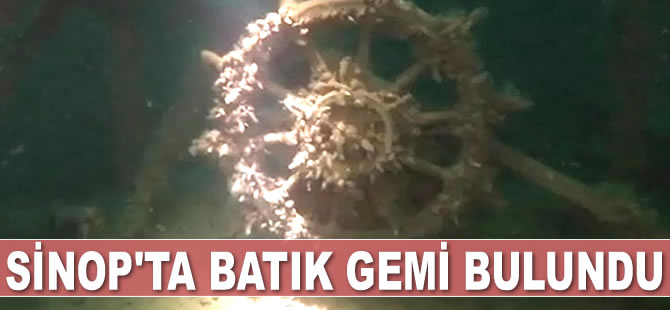 Sinop’ta batık gemi bulundu