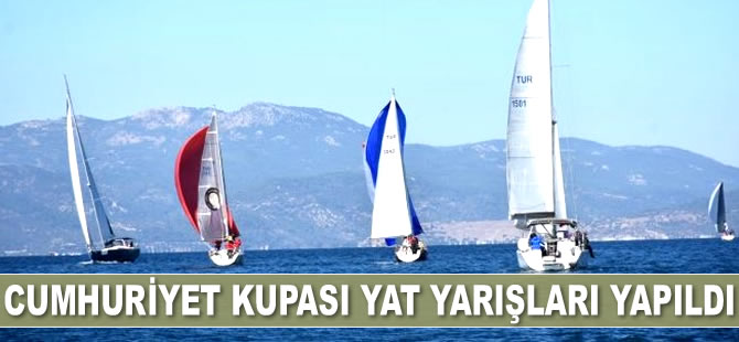 Kuşadası'nda Cumhuriyet Kupası Yat Yarışları yapıldı