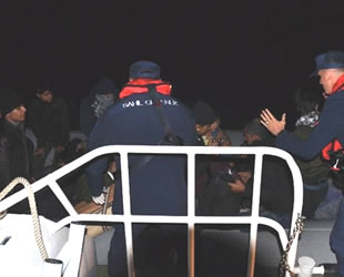 Kuşadası'nda 37 kaçak göçmen yakalandı
