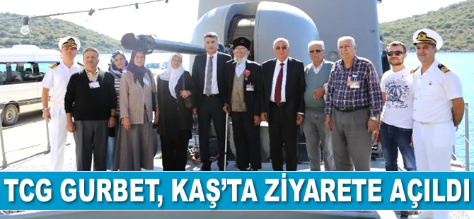 TCG Gurbet, Kaş’ta ziyarete açıldı