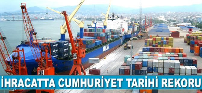 Ekim ayında ihracatta cumhuriyet tarihi rekoru kırıldı