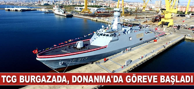 TCG Burgazada, Deniz Kuvvetleri'ne teslim edildi