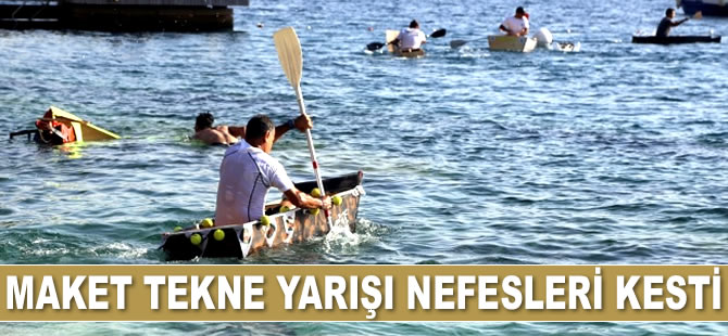 9. Göcek Maket Tekne Yarışı nefes kesti