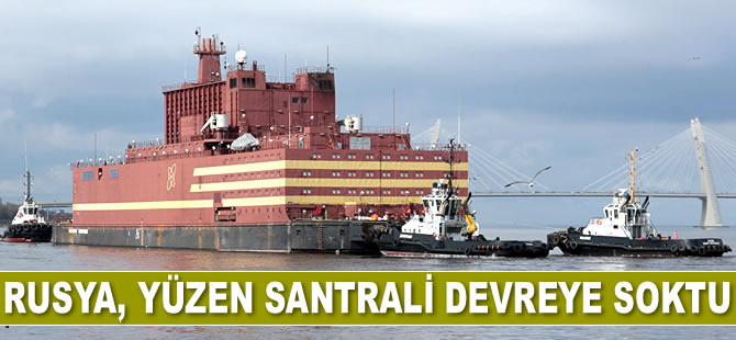 Rusya, ilk yerli yüzen nükleer güç santralini devreye soktu