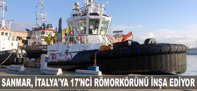 Sanmar, İtalya’ya 17'nci römorkörünü inşa ediyor