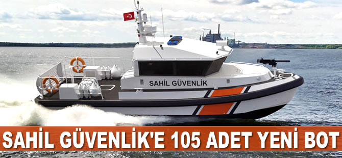Ares Tersanesi’nden Sahil Güvenlik’e 105 adet yeni bot