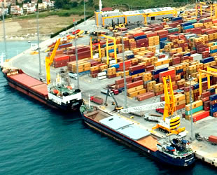 Türk limanlarının ihracat yükü yüzde 19 arttı