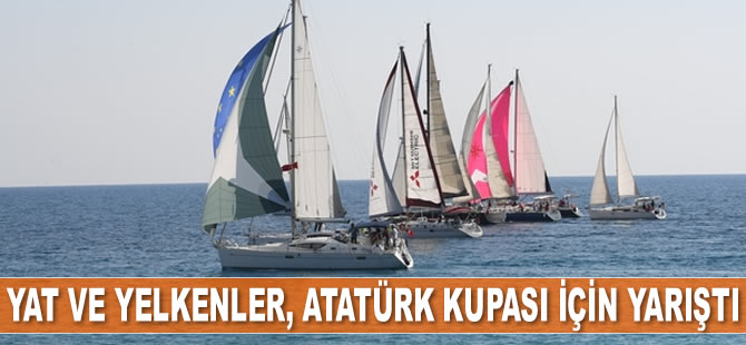 Antalya’da yat ve yelkenler, Atatürk Kupası için yarıştı
