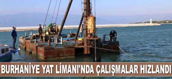 Burhaniye Yat Limanı’nda çalışmalar hız kazandı