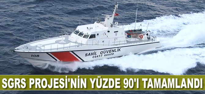 Sahil Güvenlik Komutanlığı'nın SGRS Projesi'nin yüzde 90'ı tamamlandı