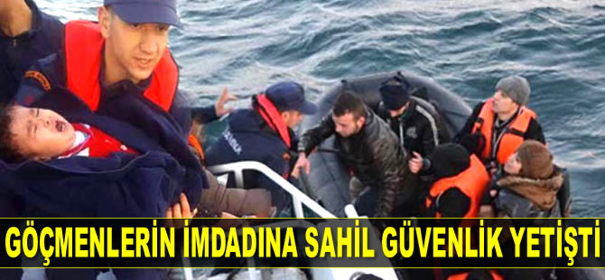 Edirne’de göçmenlerin imdadına Sahil Güvenlik yetişti