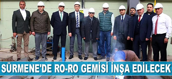 Trabzon Çebi Tersanesi'nde Ro-Ro gemisi inşa edilecek