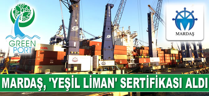 MARDAŞ, 'Yeşil Liman' sertifikası aldı