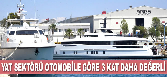 Süper lüks yat sektörü otomobile göre üç kat daha değerli