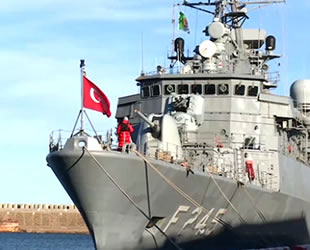 TCG Oruç Reis Fırkateyni, Cezayir’e demirledi