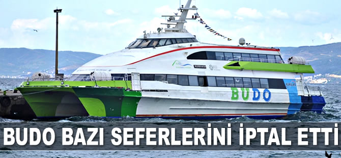 İDO ve BUDO, bazı seferlerini iptal etti