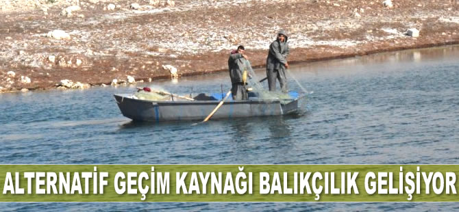 Siverek’te alternatif geçim kaynağı balıkçılık gelişiyor