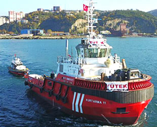 YÜTEK’in Kıyı Emniyeti Genel Müdürlüğü için inşa ettiği KURTARMA 11 römorkörü denize indirildi
