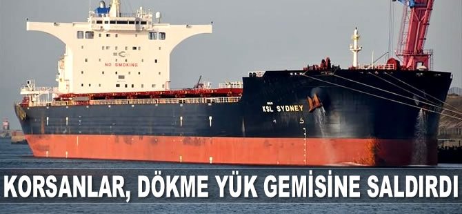 Somali’de deniz haydutları, dökme yük gemisi MV KSL SYDNEY’a saldırdı