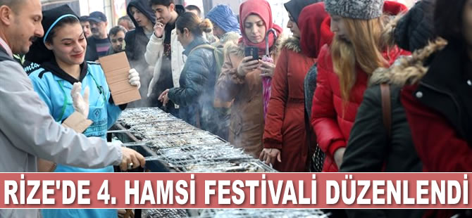 Rize'de 4. Hamsi Festivali düzenlendi