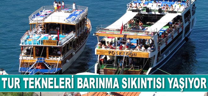 Çeşme’de tur tekneleri, barınma sıkıntısı yaşıyor