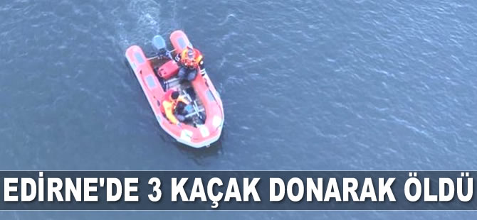 Edirne'de Yunanistan'ın geri gönderdiği üç kaçak donarak öldü