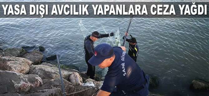 Sahil Güvenlik, yasa dışı avcılık yapanlara ceza yağdırdı