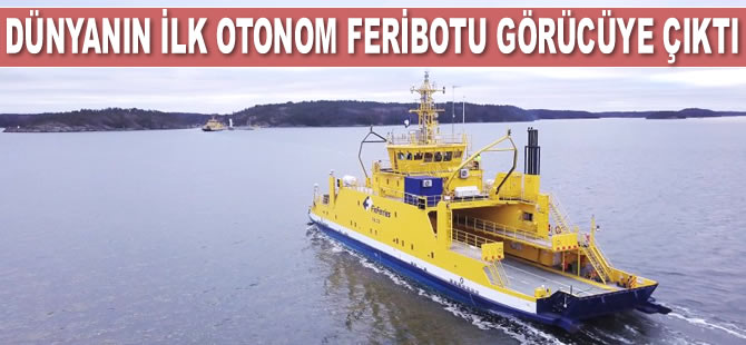 Dünyanın ilk otonom feribotu Falco, ilk yolculuğunu başarıyla tamamladı
