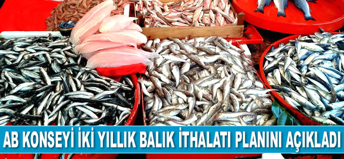 Avrupa Birliği Konseyi, iki yıllık balık ithalatı planını açıkladı