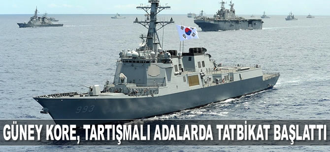 Güney Kore, Japon Denizi’ndeki tartışmalı adalarda tatbikat başlattı