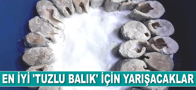 Sinop'ta yarışmacılar, en iyi 'tuzlu balık' için yarışacaklar