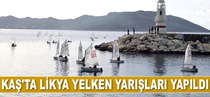 Kaş’ta Likya Yelken Yarışları yapıldı