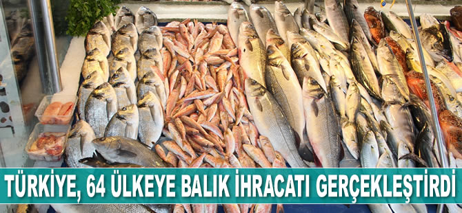 Türkiye, 64 ülkeye balık ihracatı gerçekleştirdi