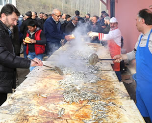 Ordu’da 1 ton hamsi dağıltıldı