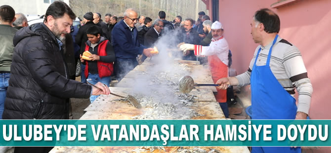Ordu’da 1 ton hamsi dağıltıldı