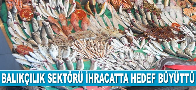 Balıkçılık sektörü ihracatta hedef büyüttü