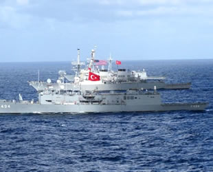 Kıbrıs'ın güneybatısında ABD ile ortak deniz eğitimi yapıldı